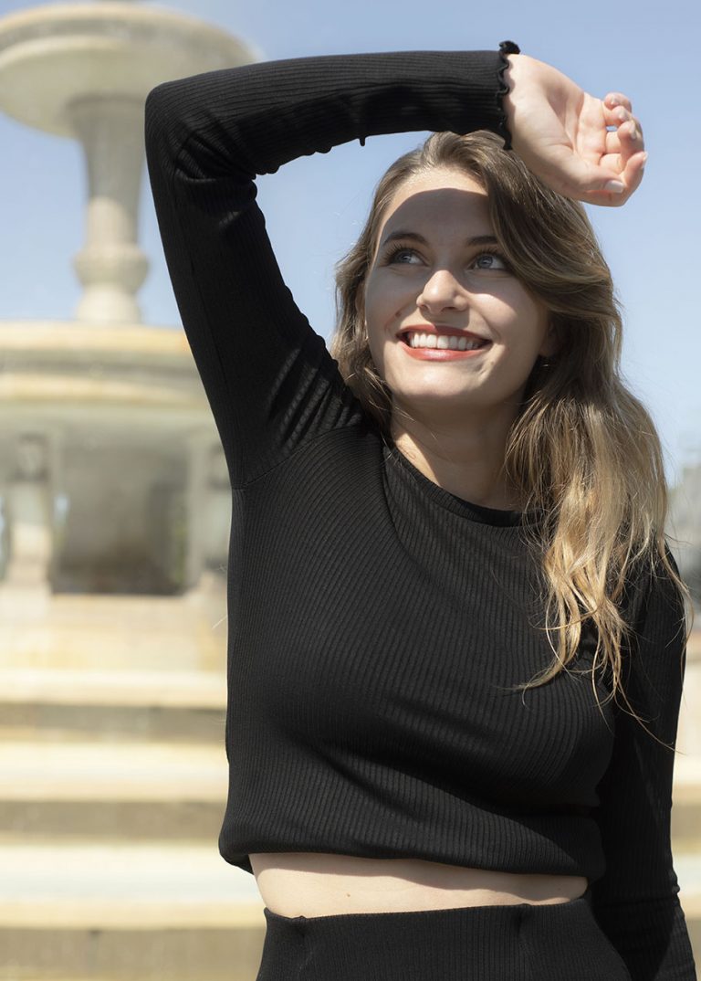 Portrait de l'influenceuse Margot, @margotannacolette